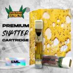 Shatter Cartridges (Vape) by Golden Monkey Extracts~ Use code for less